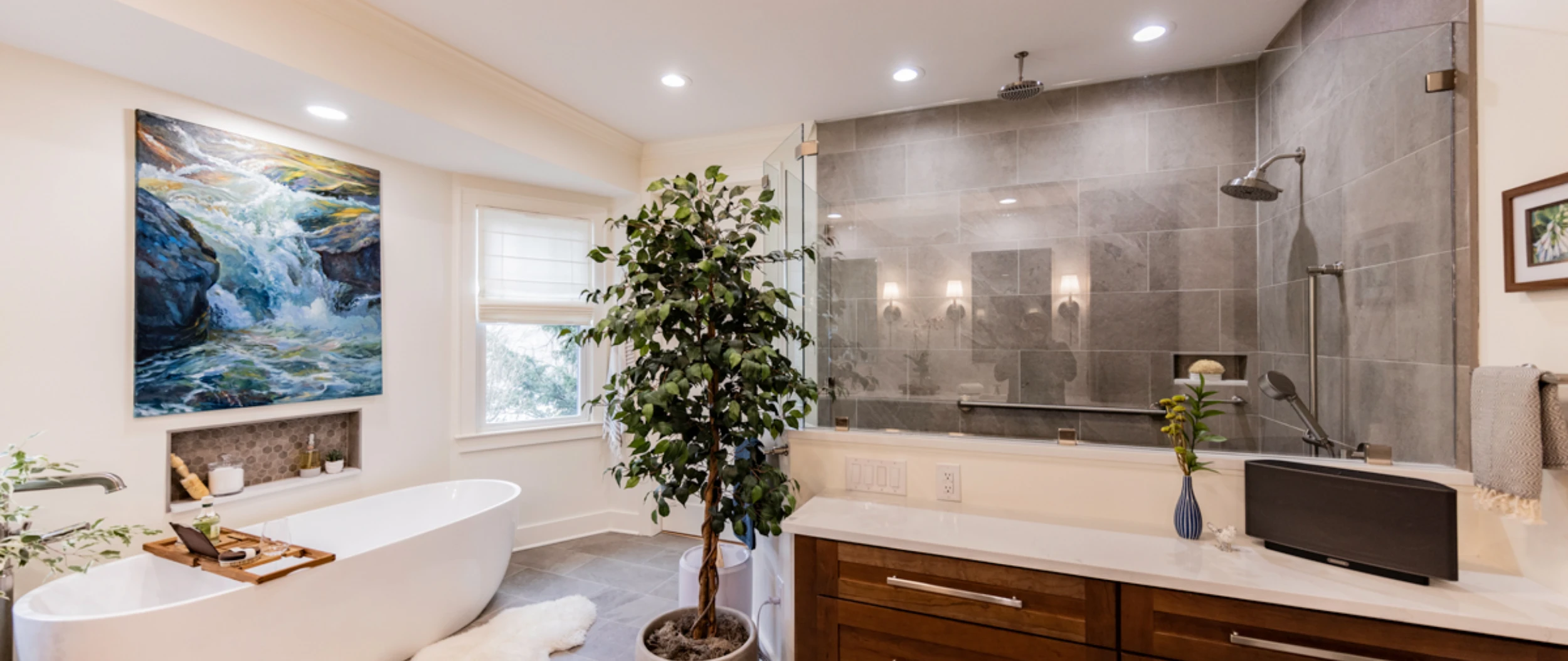 bathroom_remodel_dallas_pa_001-resized Spa-inspired bathroom built from a spare bedroom in Trucksville, PA