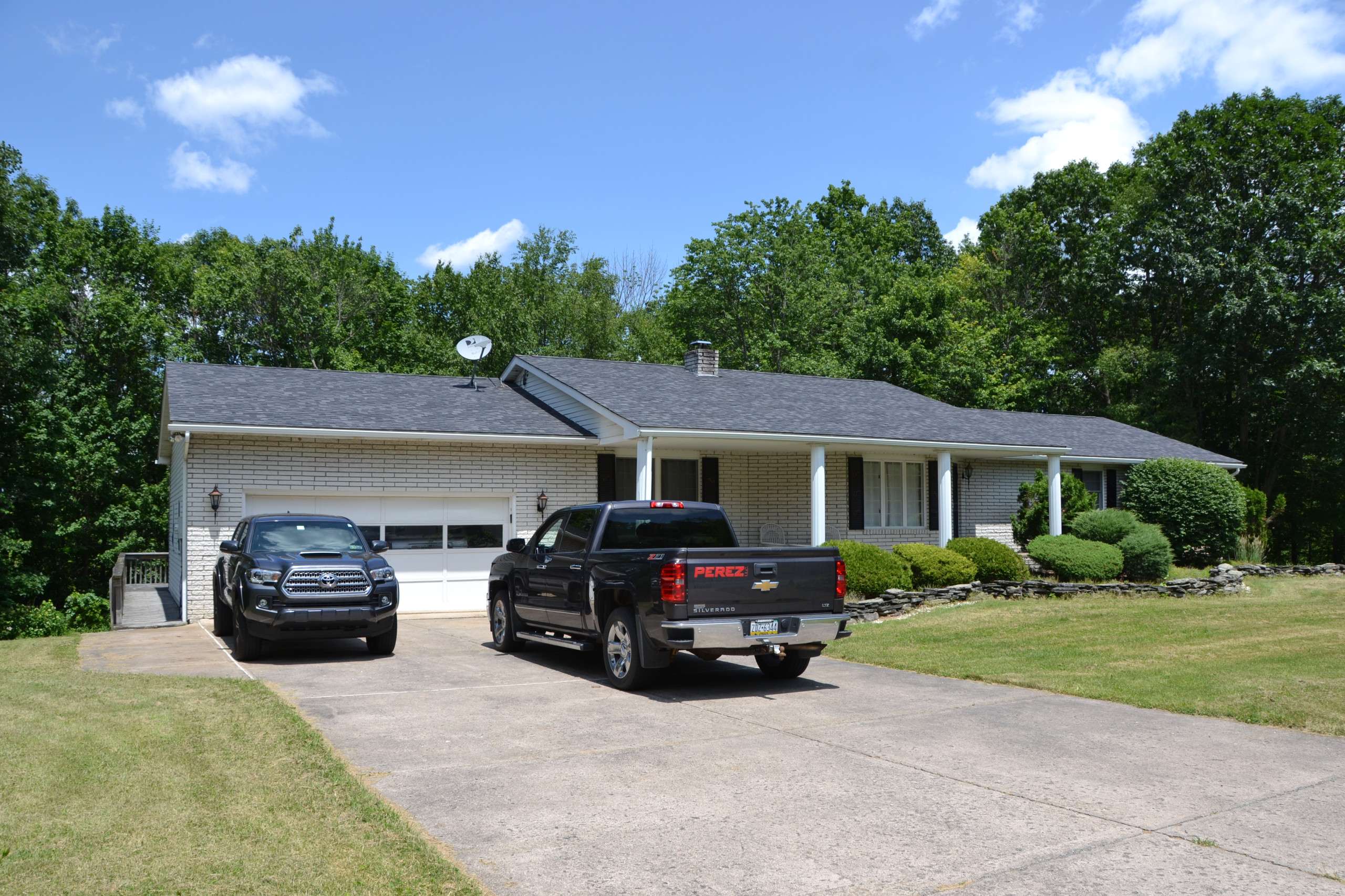 Original ranch exterior before second-story addition in Clarks Summit, PA