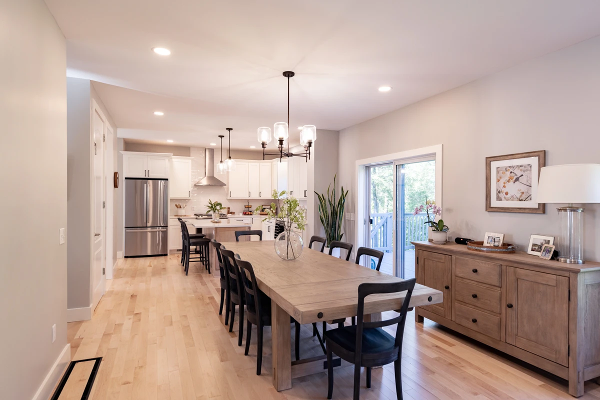 Open first-floor remodel in South Abington Township, PA by Perez DBR