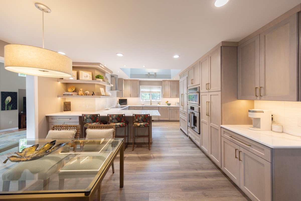 Modern kitchen remodel in Clarks Green, PA by Perez DBR