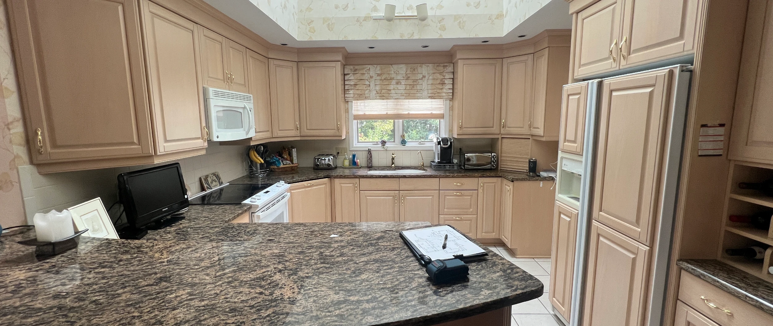 Kitchen before modern remodel in Clarks Green, PA