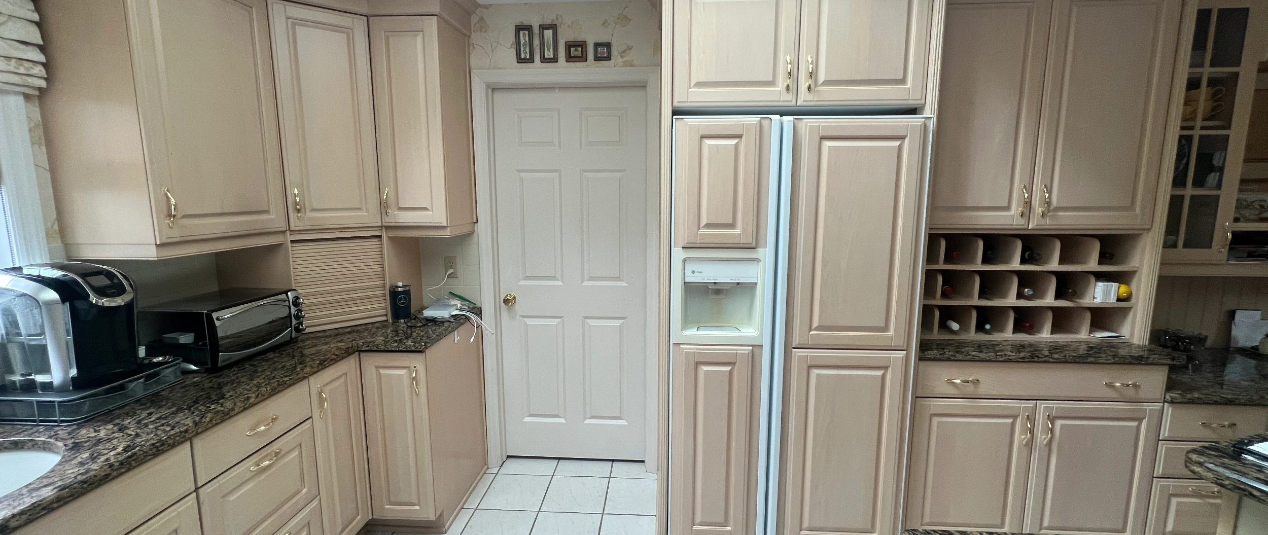 Kitchen before gallery-style transformation in Clarks Green, PA
