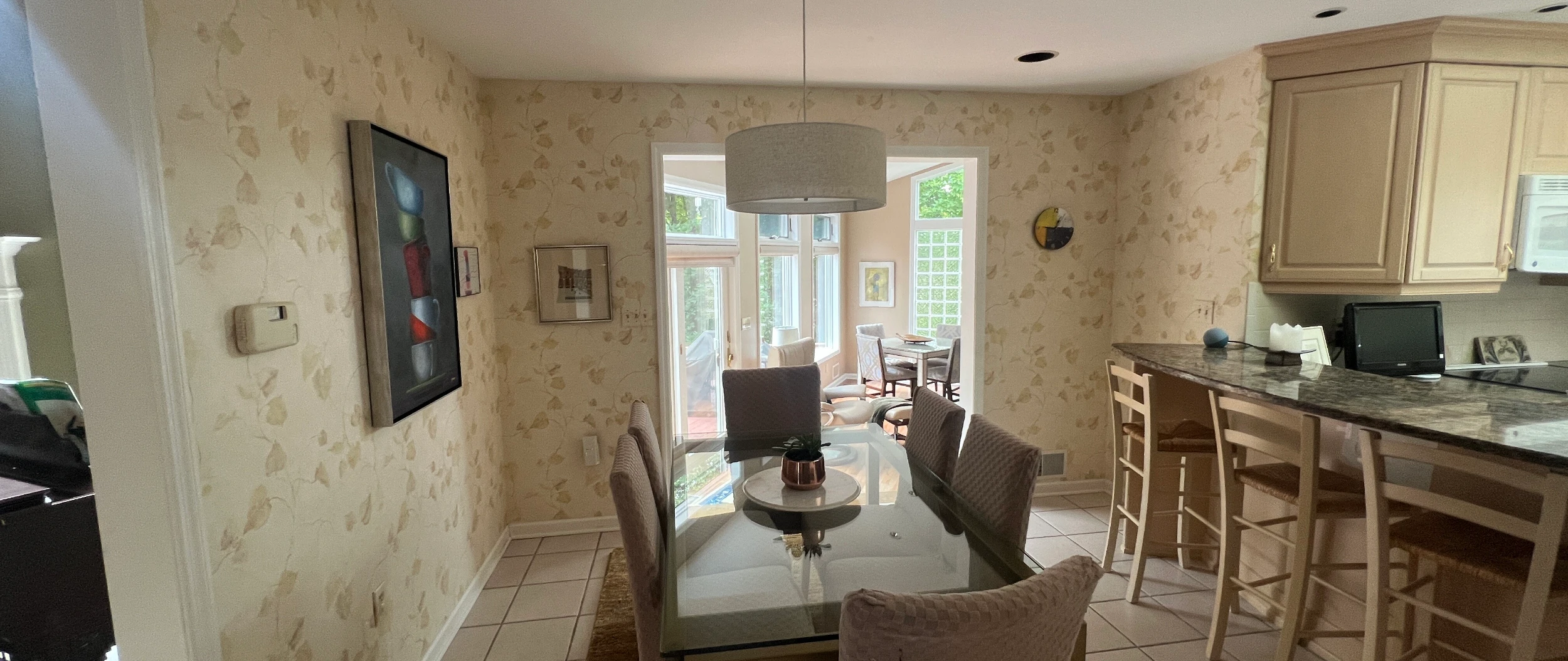 Kitchen before minimalist redesign in Clarks Green, PA