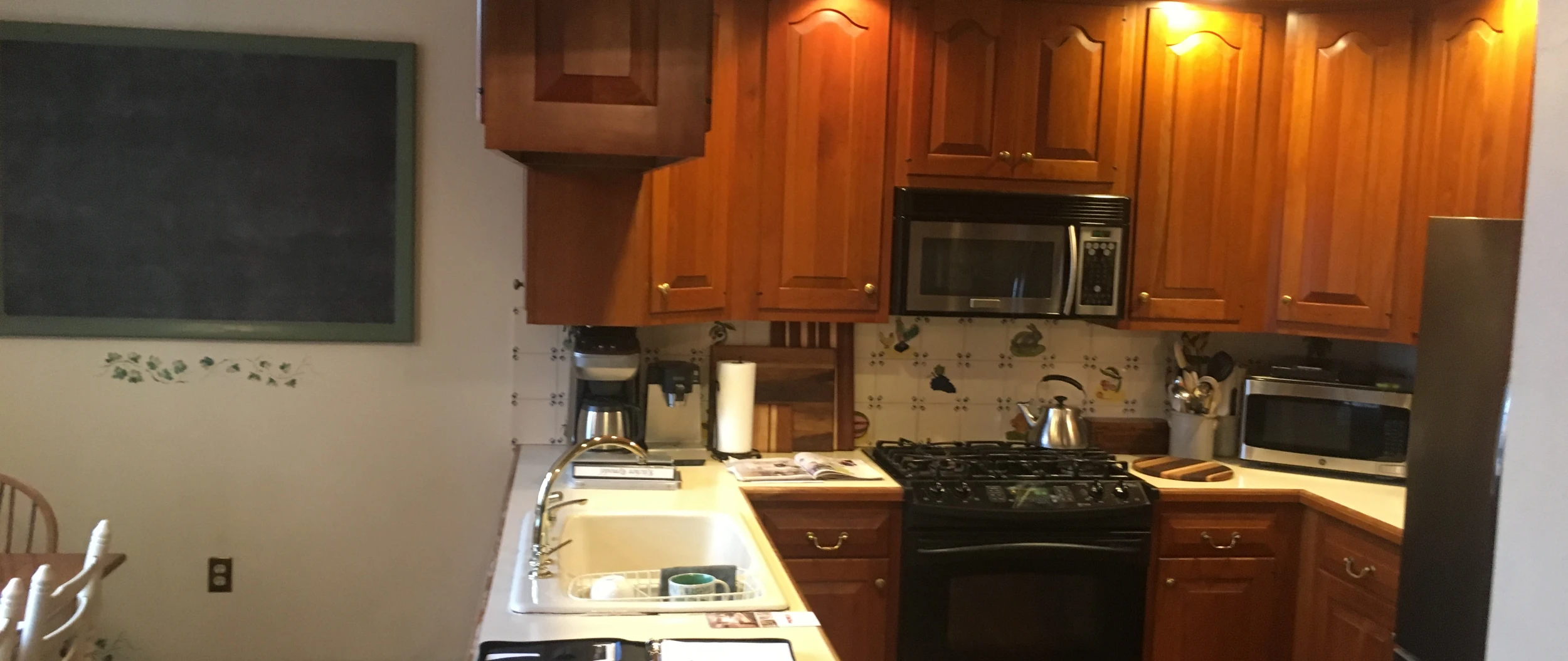 Century-old kitchen before remodel in Trucksville, PA