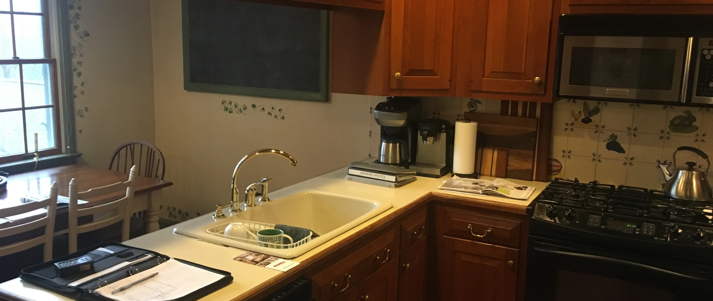 Old kitchen layout before remodel in Trucksville, PA