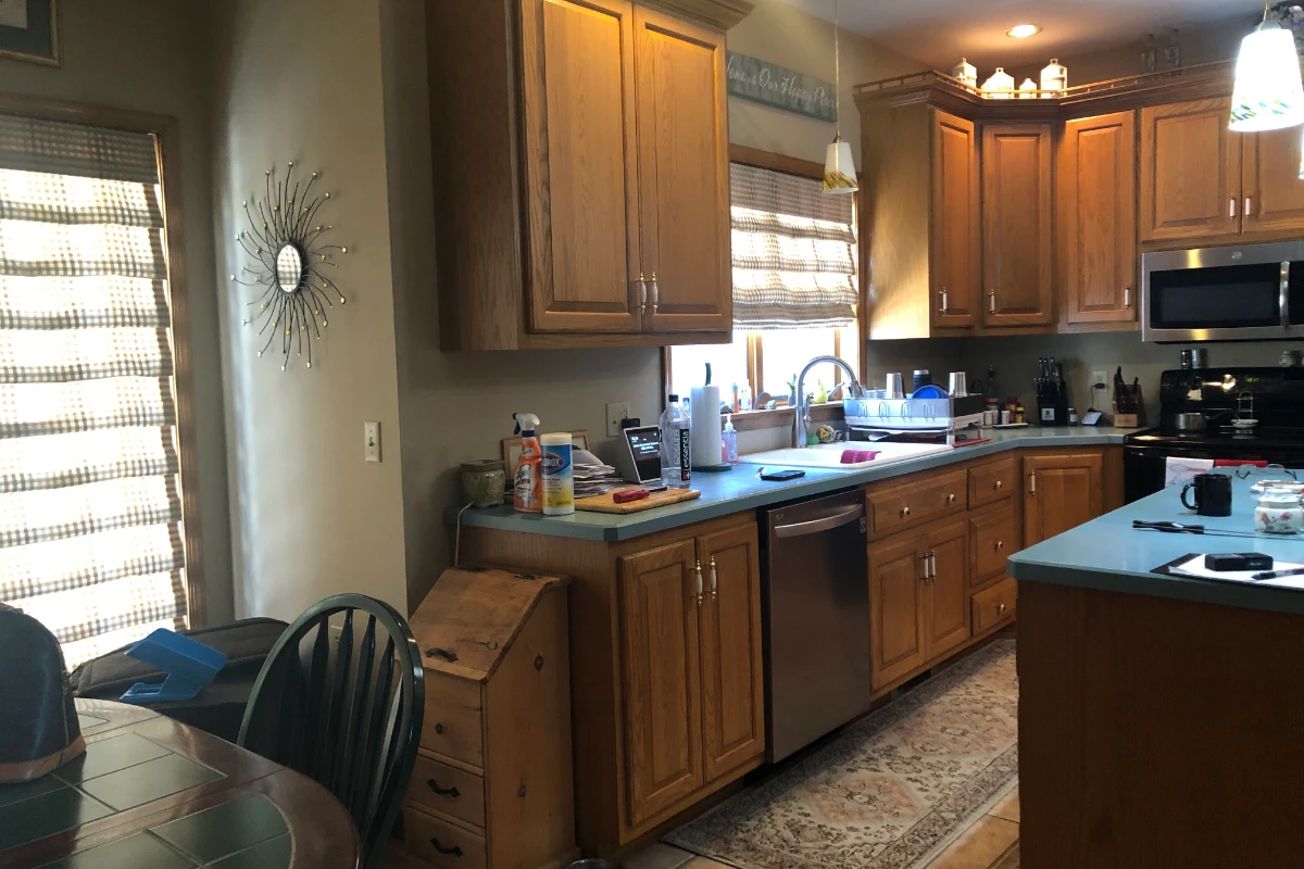 Dunmore, PA kitchen before Perez DBR remodel