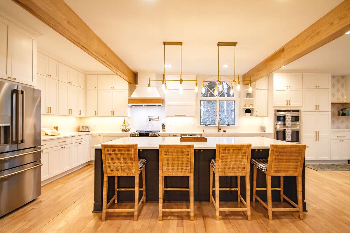 Historic home kitchen transformation in Scranton, PA by Perez DBR