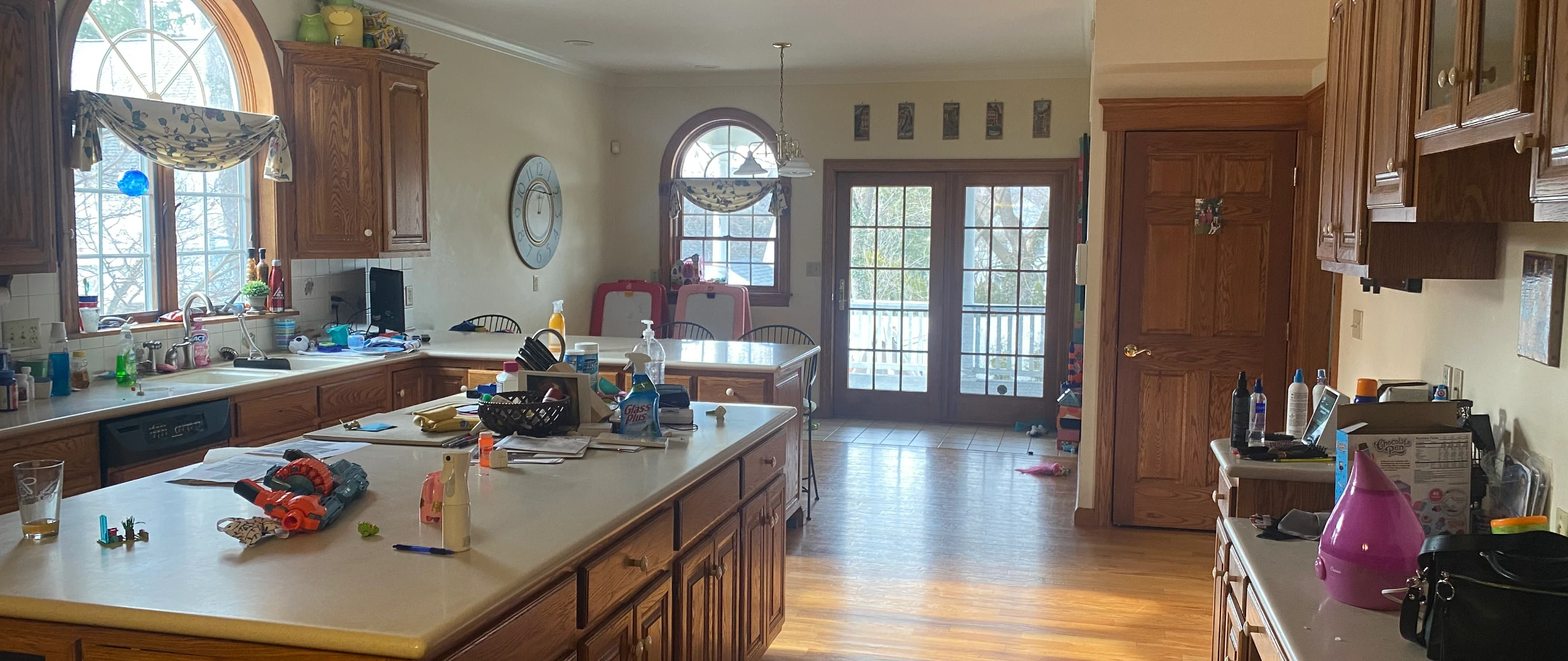 Old kitchen before remodel in a historic Scranton, PA home