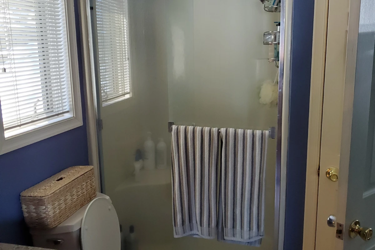 Bathroom before whole-home remodel in Lake Ariel, PA