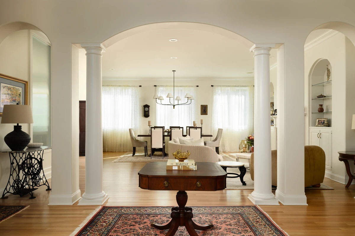 Traditional kitchen remodeled with modern light in Clarks Summit, PA