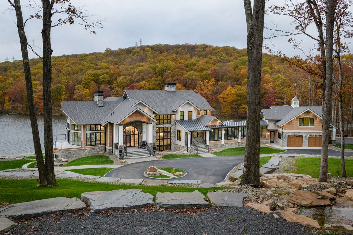 Enclosed sunroom addition on a Newton Ransom, PA exterior remodel