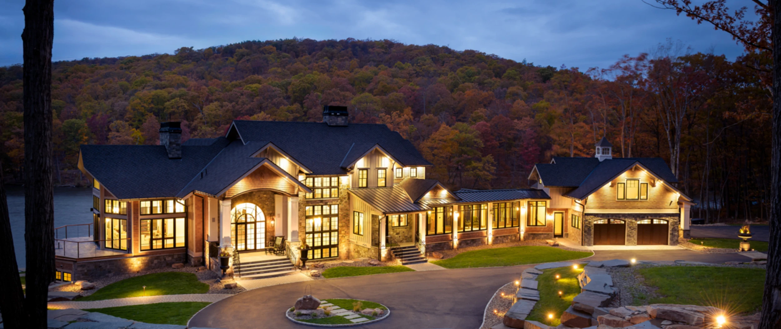 Picturesque home exterior and landscaping in Newton Ransom, PA