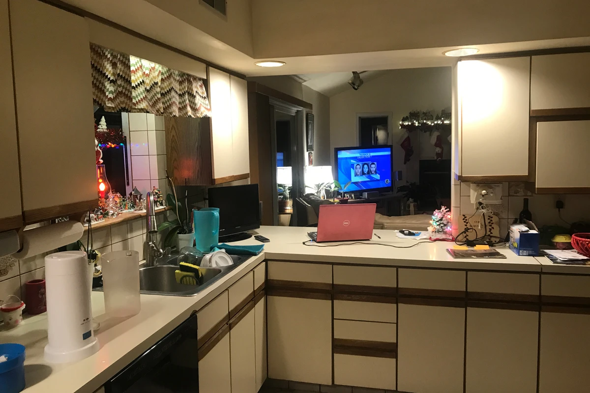 Dated kitchen before remodel in South Abington Township, PA