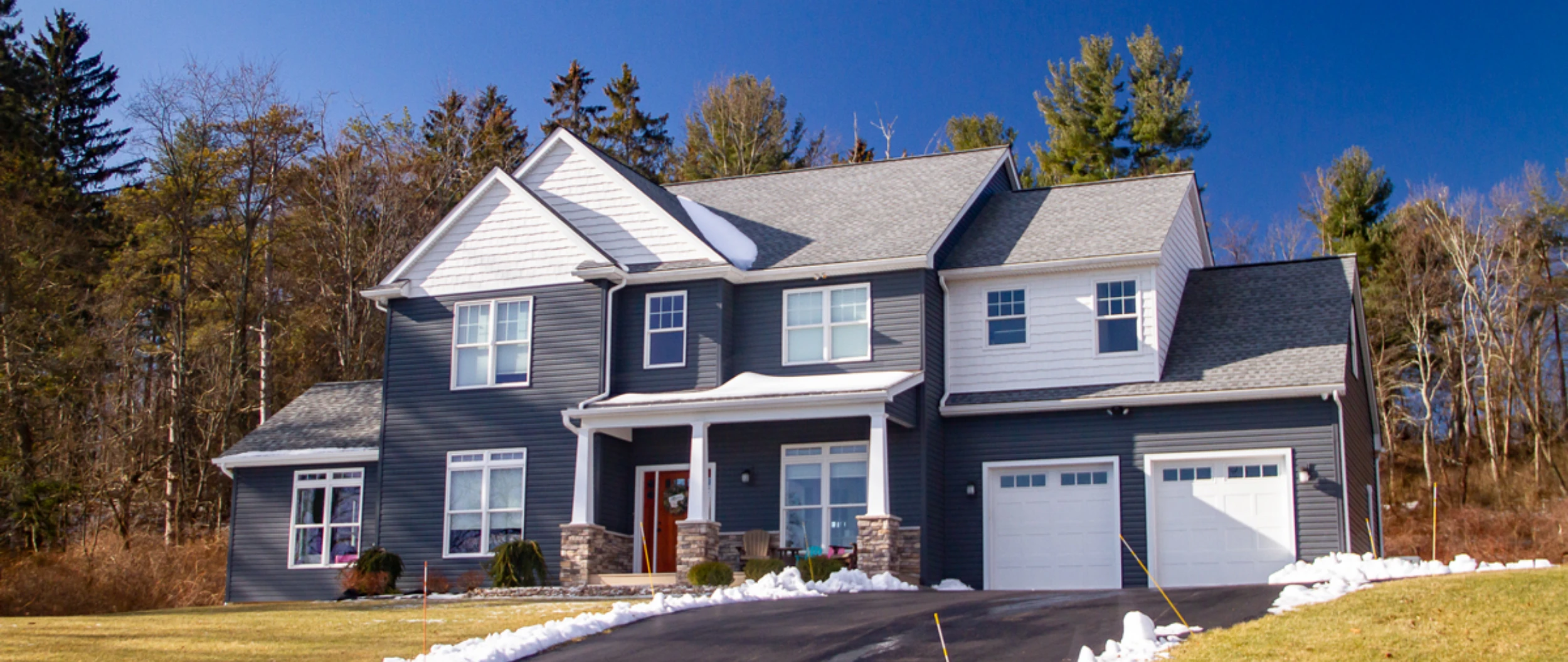 Completed family room addition in Dallas, PA