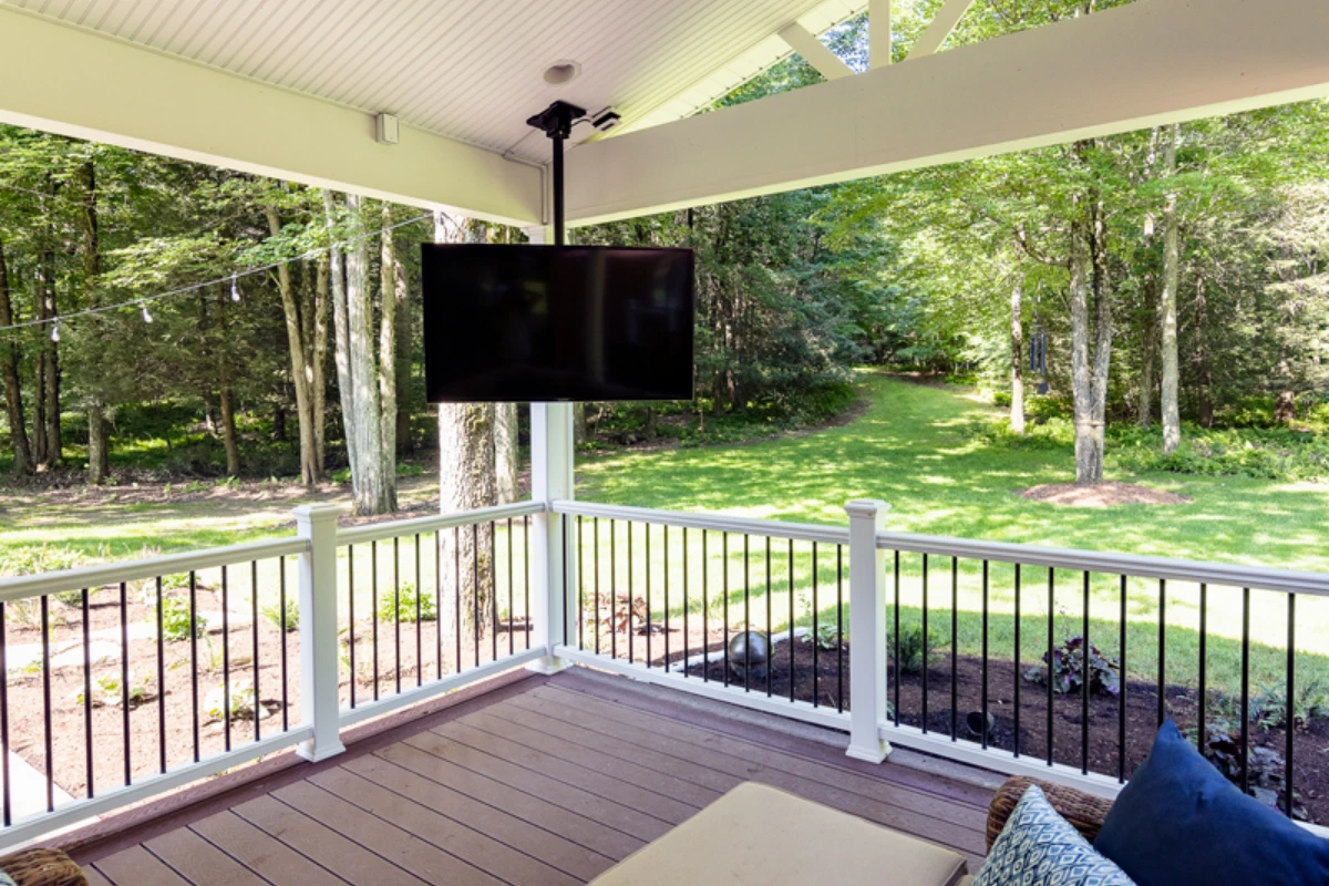 Paver patio with fire pit in Clarks Summit, PA