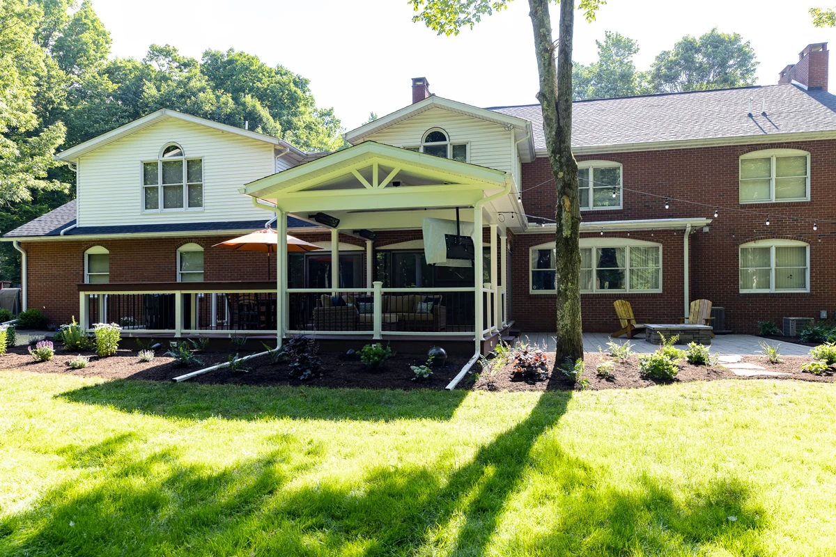 Backyard deck built for entertaining in Clarks Summit, PA