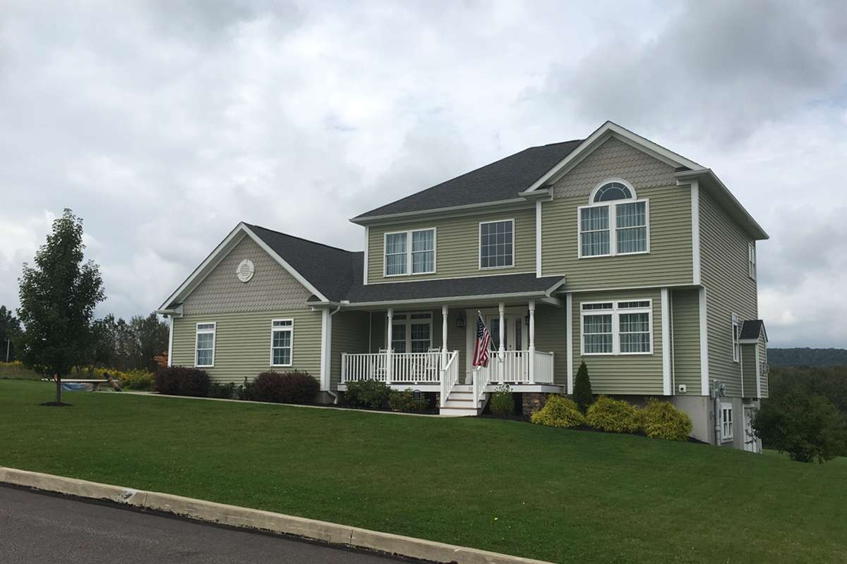 Roof replacement in Jefferson Township, PA with CertainTeed Landmark shingles in Moire Black