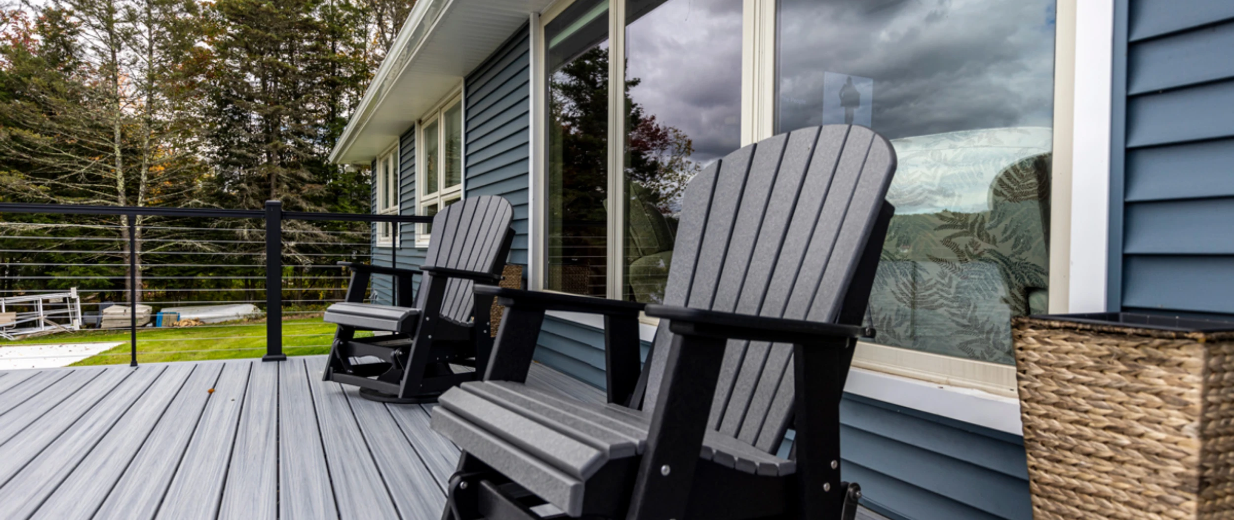 Lake home deck built for family gatherings in Poyntelle, PA