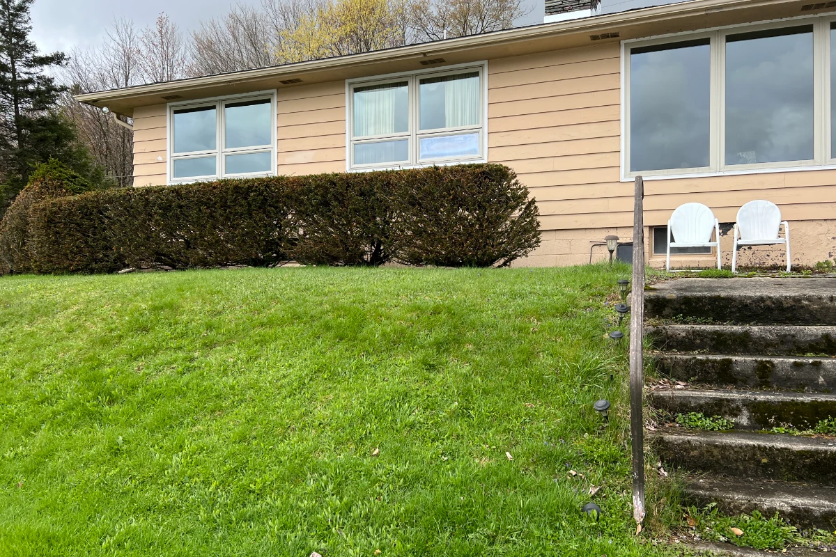 Original deck before remodel in Poyntelle, PA