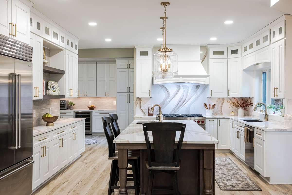 Expanded kitchen remodel in Mountain Top, PA by Perez DBR