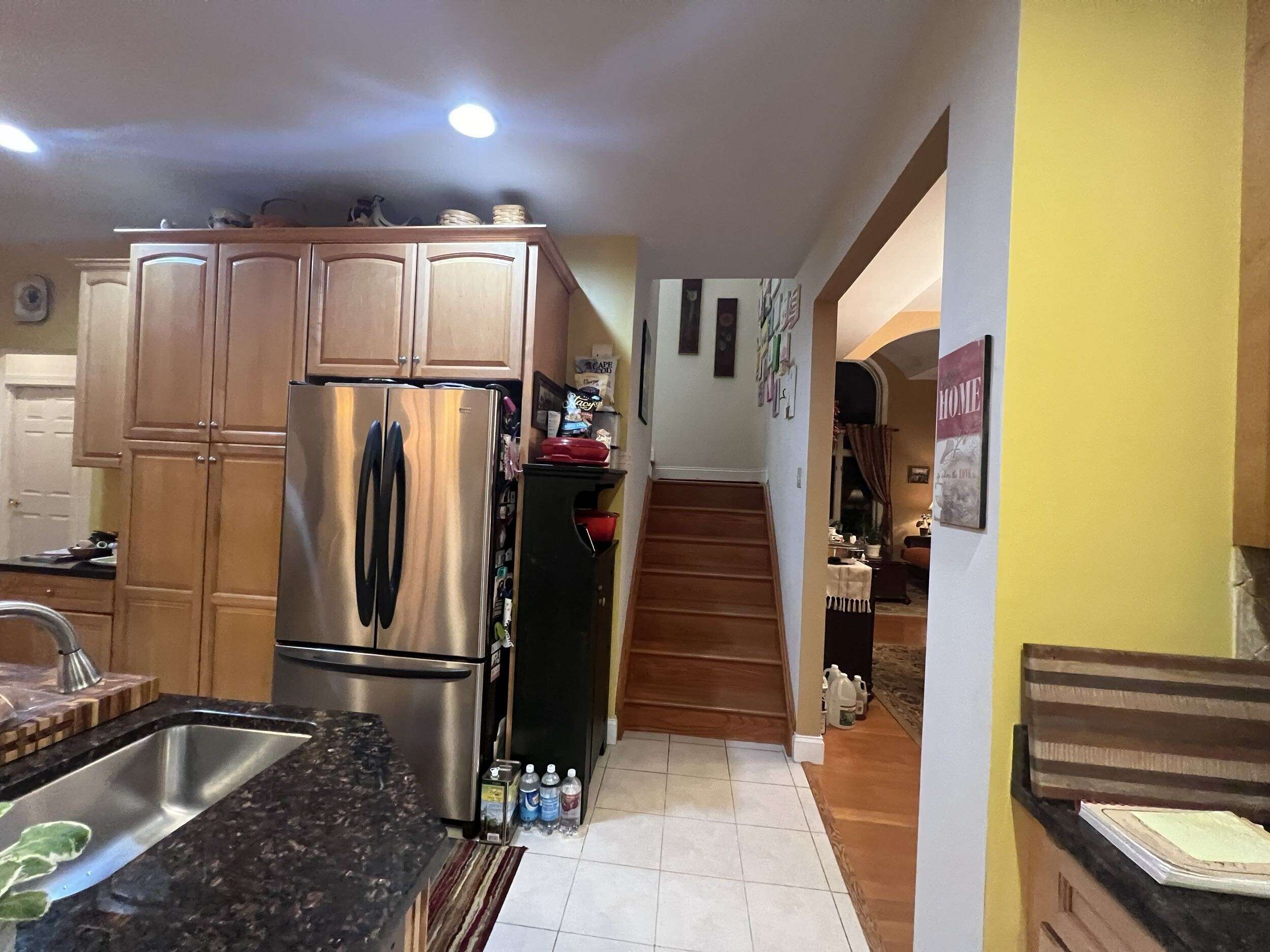 Kitchen before adjacent-room conversion in Mountain Top, PA