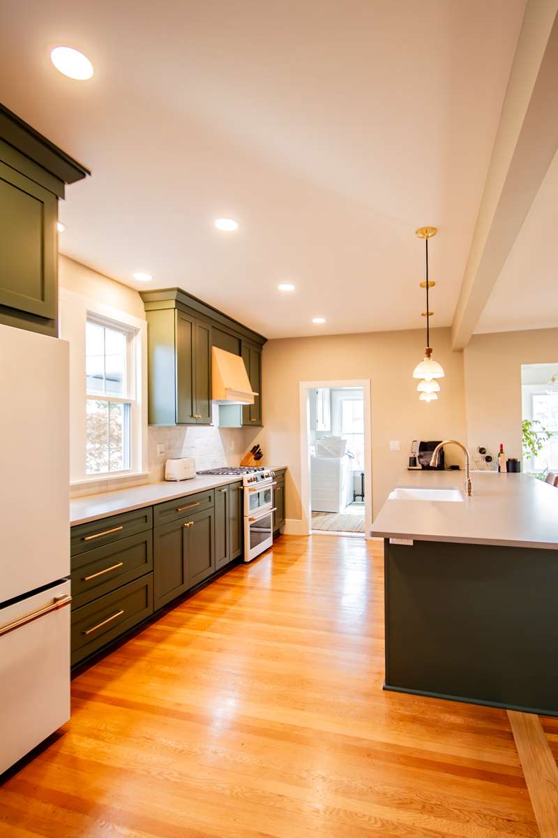 kitchen_remodel_clarks_summit_2_pa_004 Delta Cassidy faucet in Champagne Bronze in a Clarks Green, PA kitchen remodel