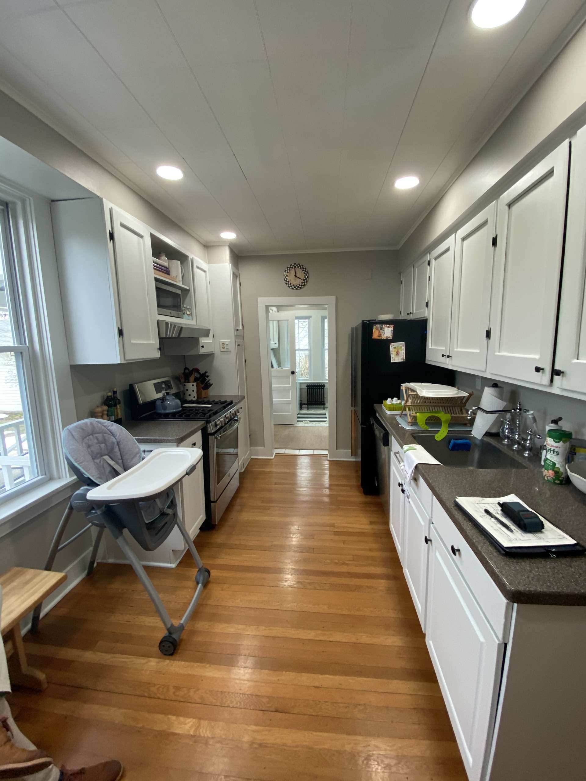 Builder-grade kitchen in Clarks Green, PA before remodeling