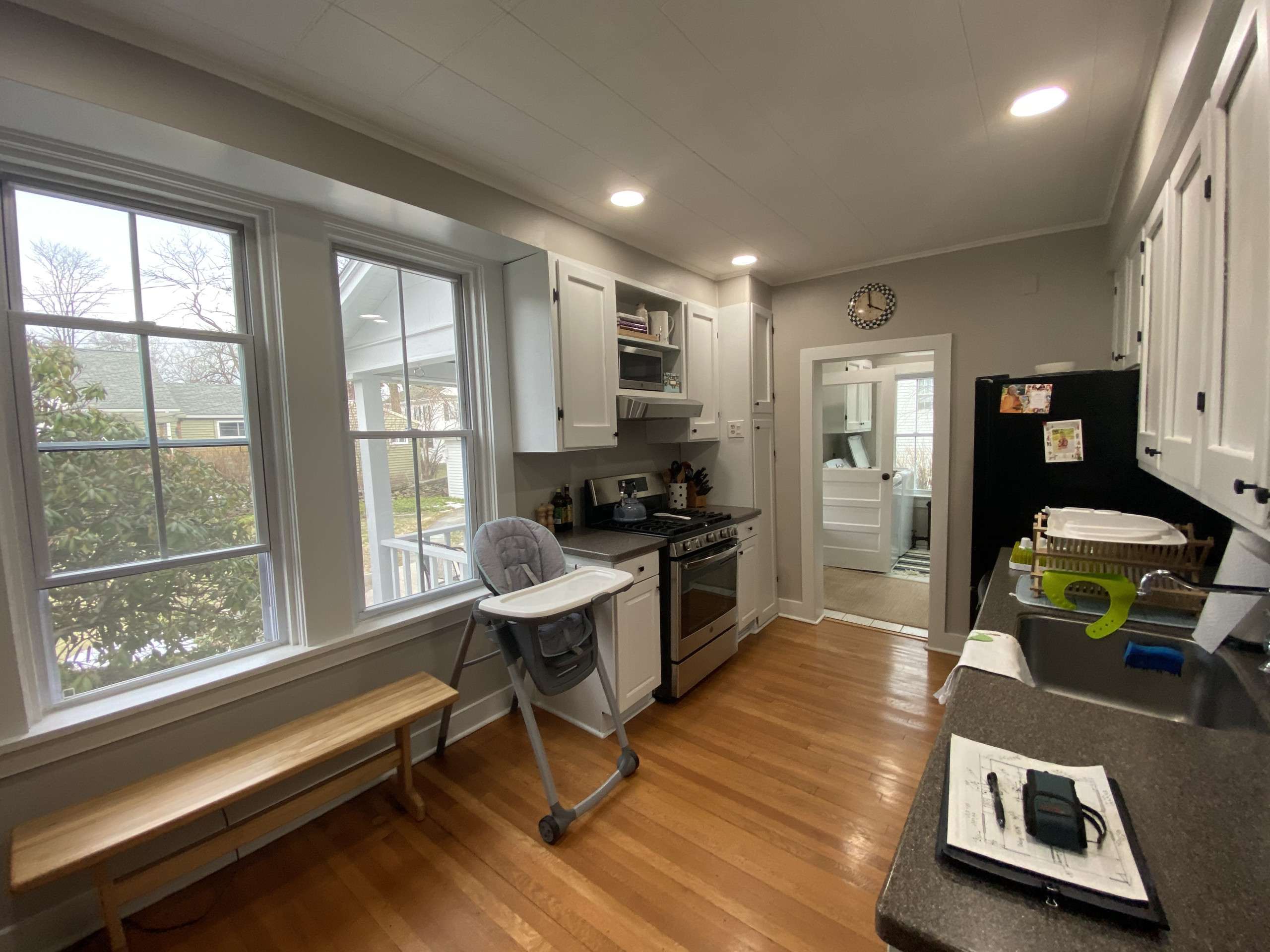 Kitchen before layout expansion in Clarks Green, PA