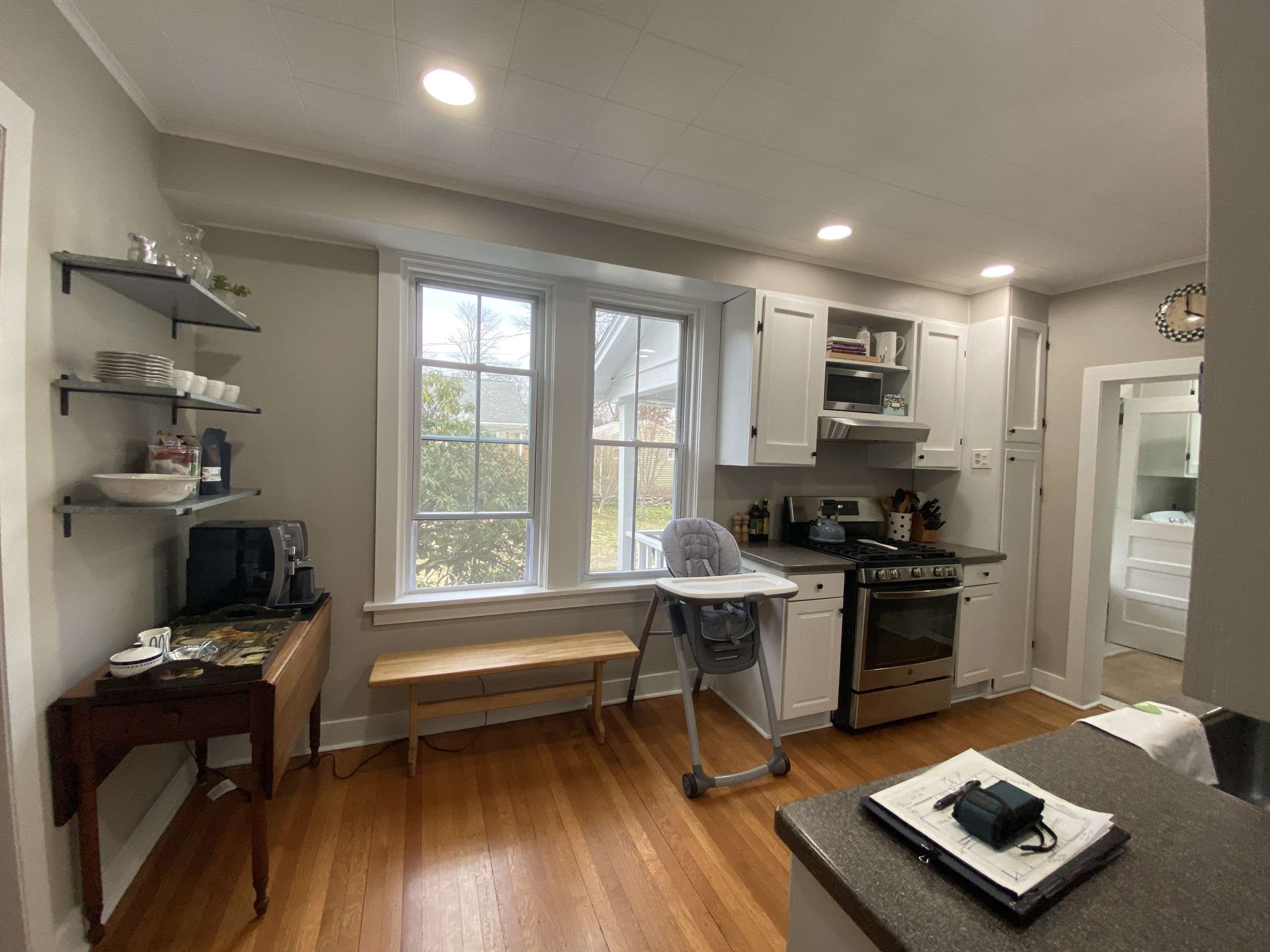 Dated kitchen finishes before remodeling in Clarks Green, PA