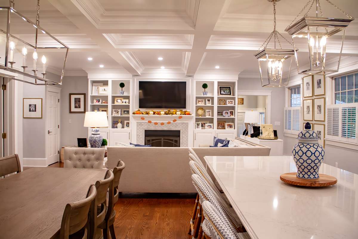 New hardwood floors in a Dunmore, PA historic kitchen remodel